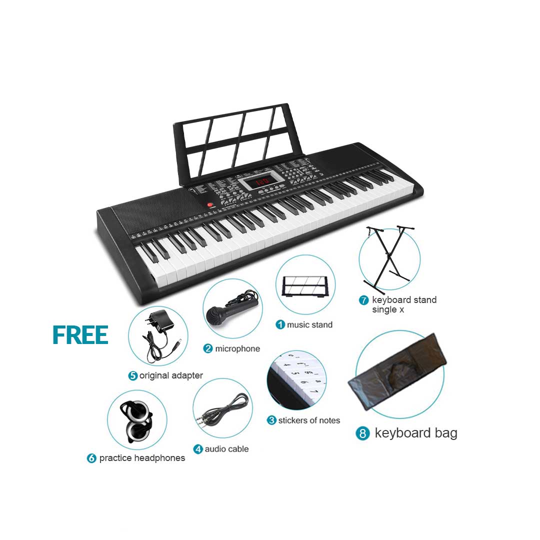 BLW EK-61T 61-key Portable Keyboard - Single X Stand Pack