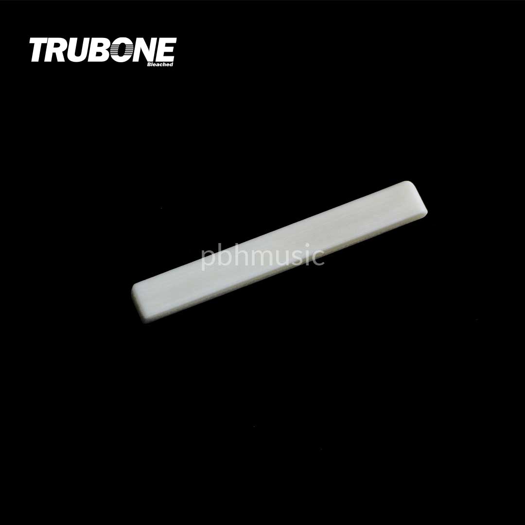 TRUBONE U530 Water Buffalo Bleached Shaped Ukulele Saddle