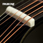 TRUBONE A430 Water Buffalo Bleached Slotted Acoustic Guitar Bone Nut