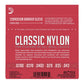 D'Addario EJ27N Student Nylon Classical Guitar Strings, Normal Tension, Clear/Silverplated Wound